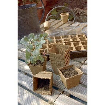 Pots 100 % biodégradables GROWING POT 6 x 6 cm Nortene - Boutique en ligne Nortene