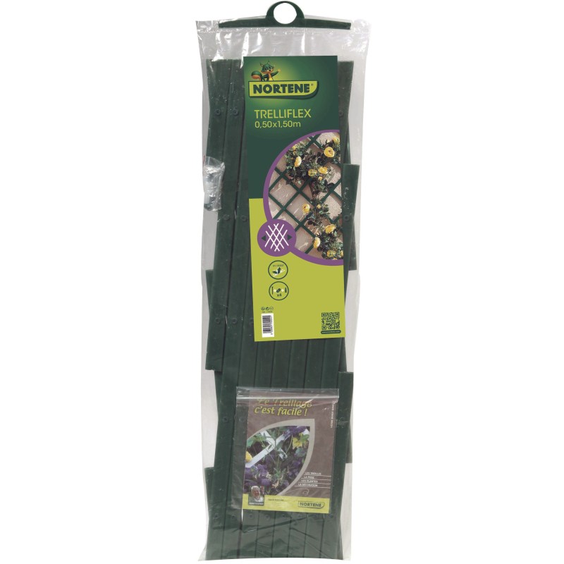 Treillis extensible 0,5 x 1,5 m TRELLIFLEX vert Nortene - Boutique en ligne Nortene