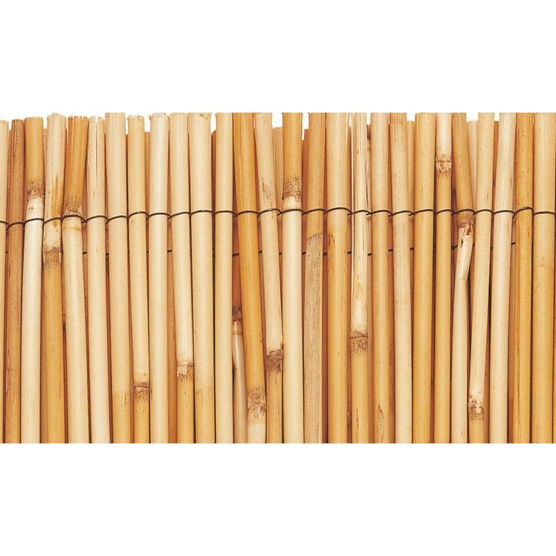 Canisse en bambous refendus 1x5 m - L.500 x l.1 x H.100 cm