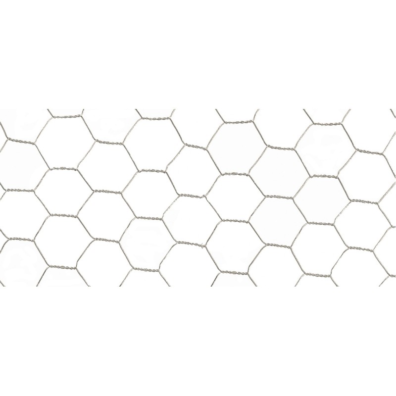 Grillage zingué 50cm x 10m - Clôture de jardin d'un treillis hexagon fin  longévité fil de fer-grillage de fils métalliques - Grillage contre le  gibier fil volière