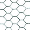 Grillage métallique plastifié à triple torsion GALVANEX PLAST 19 0,5 x 10 m Nortene - Boutique en ligne Nortene