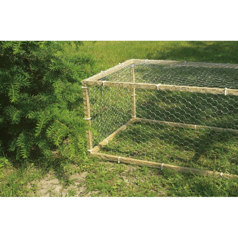 Grillage plastifié à triple torsion GALVANEX PLAST 19 1 x 10 m Nortene - Boutique en ligne Nortene