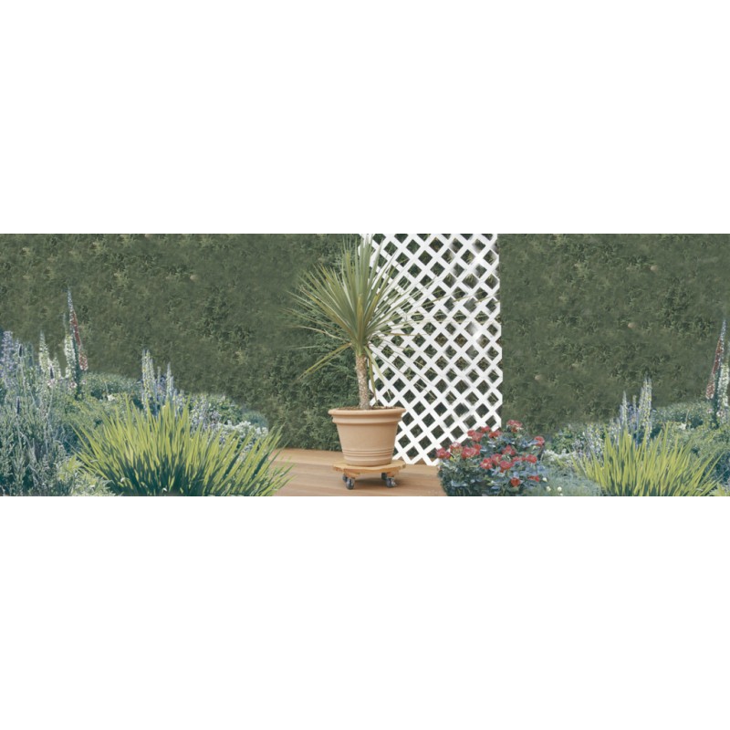 Support rond roulant en bois ø 0,40 m FLORA ROLL LASURE Nortene - Boutique en ligne Nortene