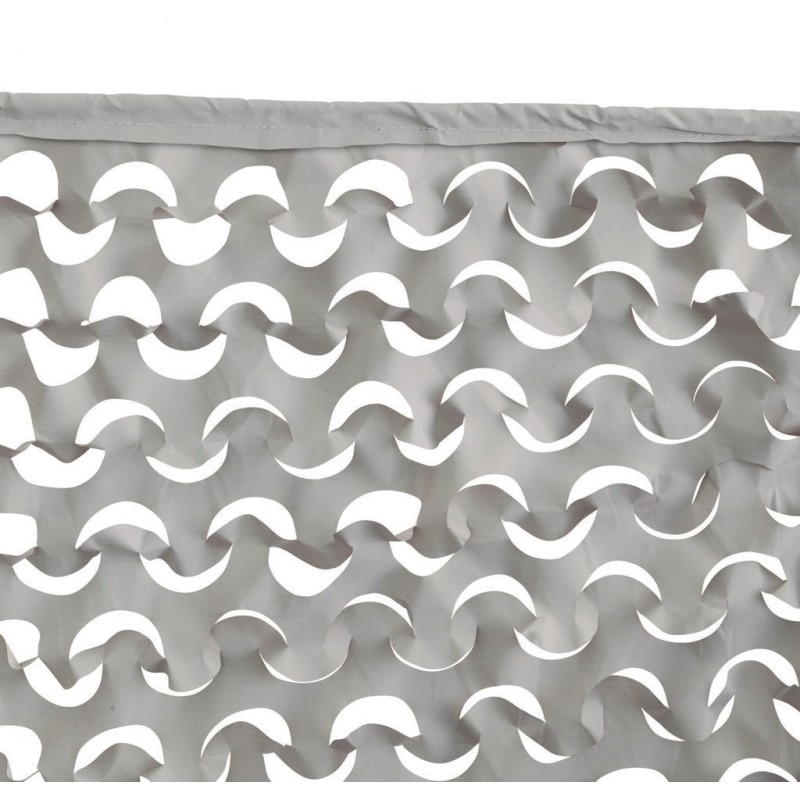Filet d’ombrage bicolore réversible effet chill-out 2,4 x 3 m blanc-gris Nortene SAHARA - Boutique en ligne Nortene