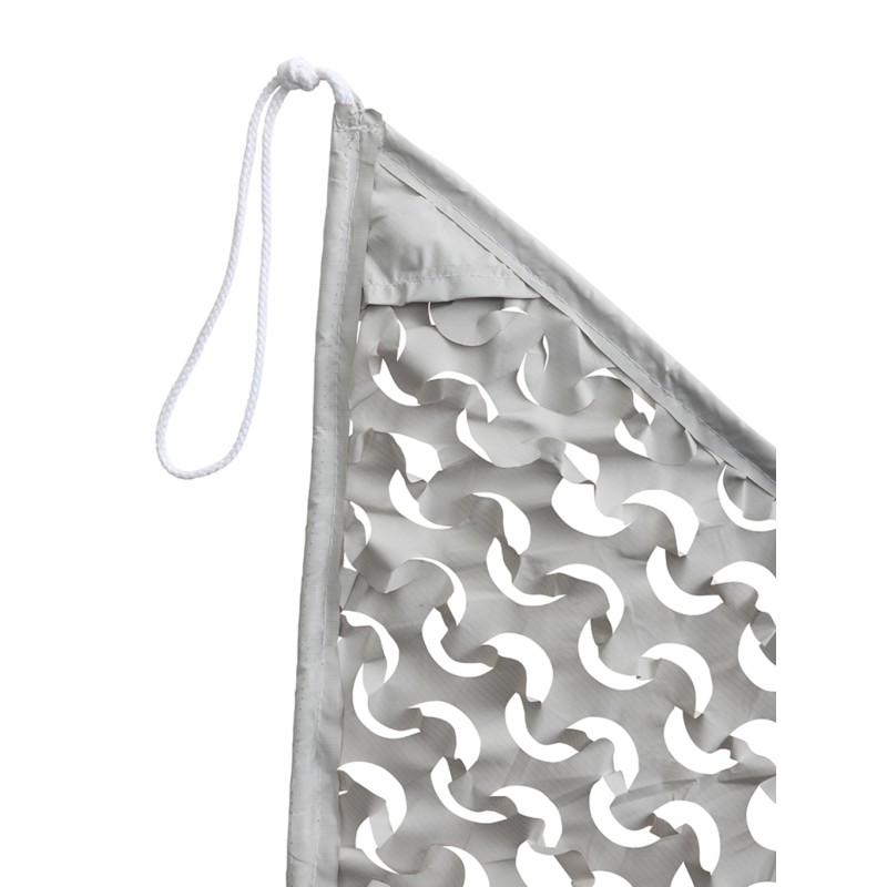 Filet d’ombrage bicolore réversible effet chill-out 3 x 4 m blanc-gris Nortene SAHARA - Boutique en ligne Nortene