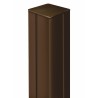 Poteau en aluminium 1,15 x 0,06 m ALUPOST marron Nortene - Boutique en ligne Nortene