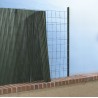 Canisse synthétique simple face PLASTICANE 1 x 3 m Vert