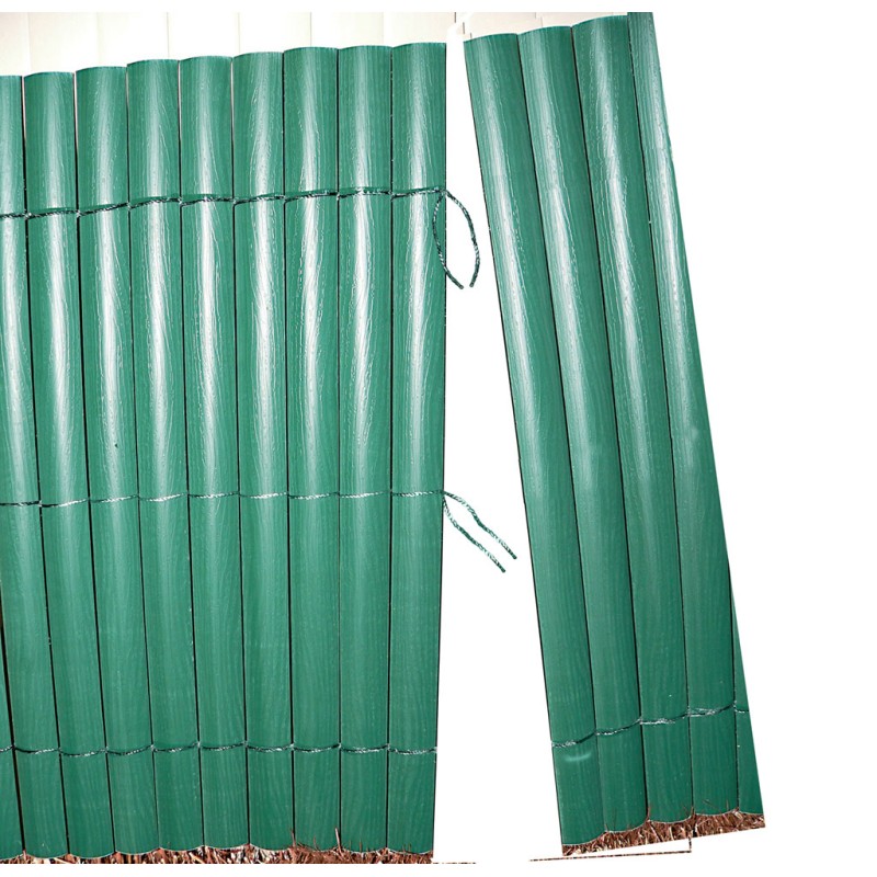 Canisse synthétique simple face PLASTICANE 1,5 x 3 m Vert