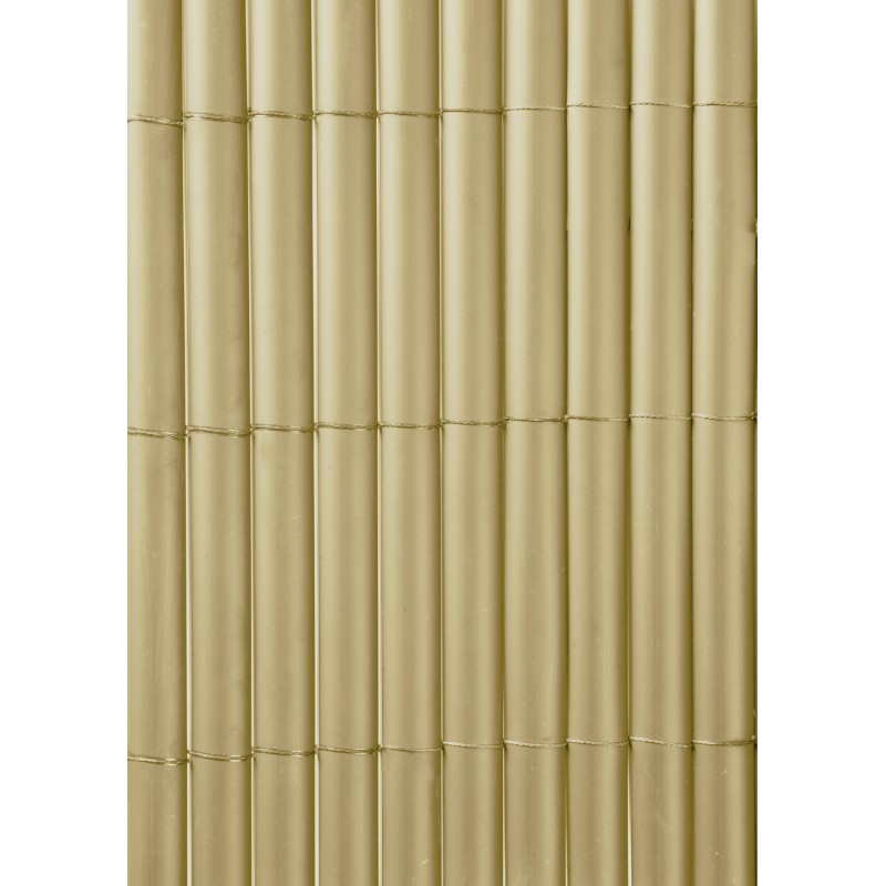 Canisse synthétique simple face PLASTICANE 1 x 3 m Beige