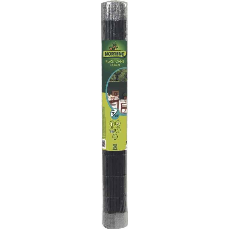 Canisse synthétique PLASTICANE OVAL 1,5 x 3 m Vert Nortene