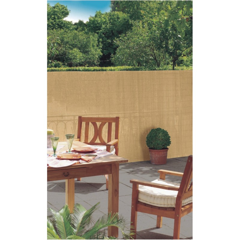 Canisse synthétique PLASTICANE OVAL 1 x 3 m Beige Nortene