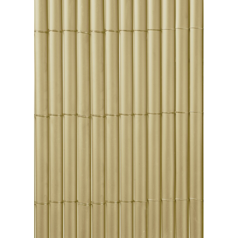Canisse synthétique PLASTICANE OVAL 1 x 3 m Beige Nortene
