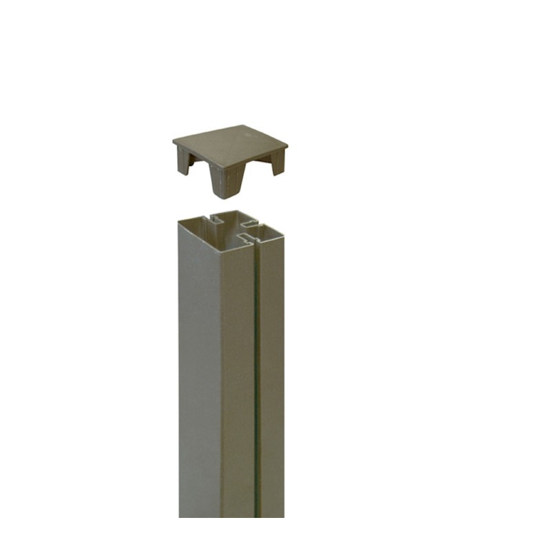 Capuchon pour poteau TAP ALUPOST Marron Nortene