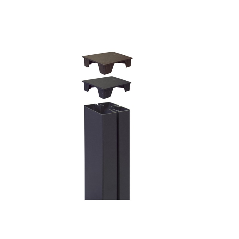 Capuchon pour poteau TAP ALUPOST Marron Nortene