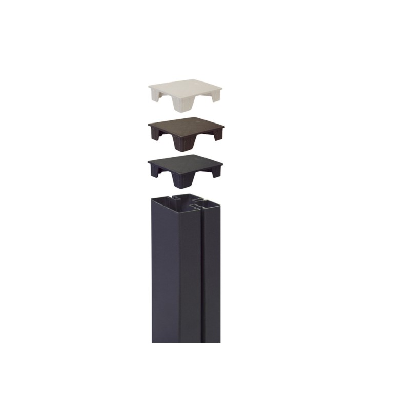 Capuchon pour poteau TAP ALUPOST Marron Nortene