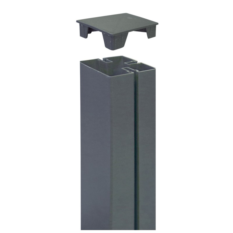 Capuchon pour poteau TAP ALUPOST Oxyde Nortene
