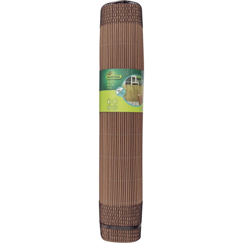 Canisse synthétique FENCY WICK 1 x 3 m Naturelle Nortene
