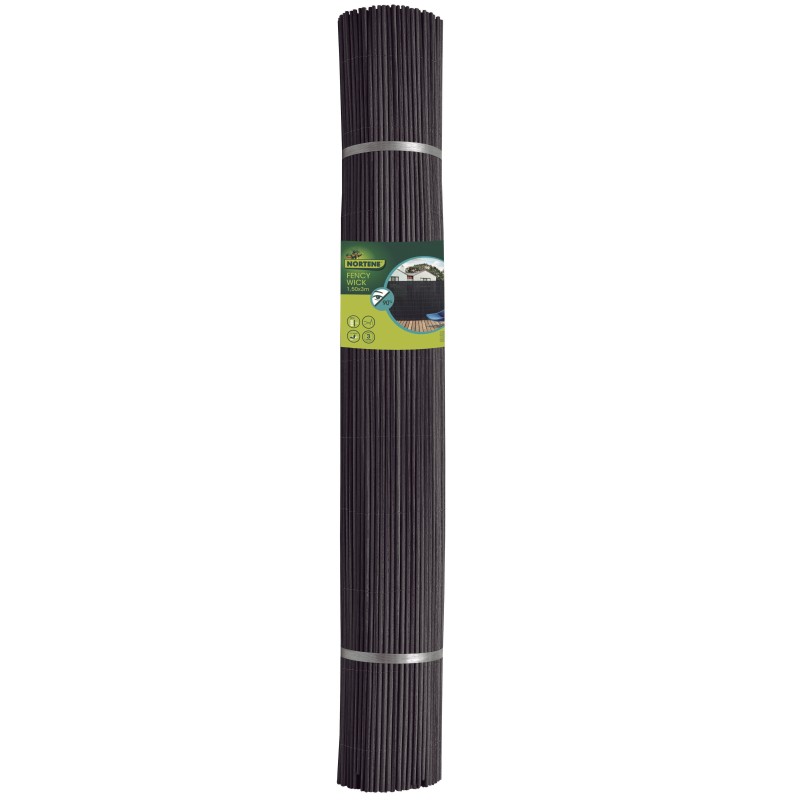 Canisse synthétique FENCY WICK 1,5 x 3 m Cendre Nortene