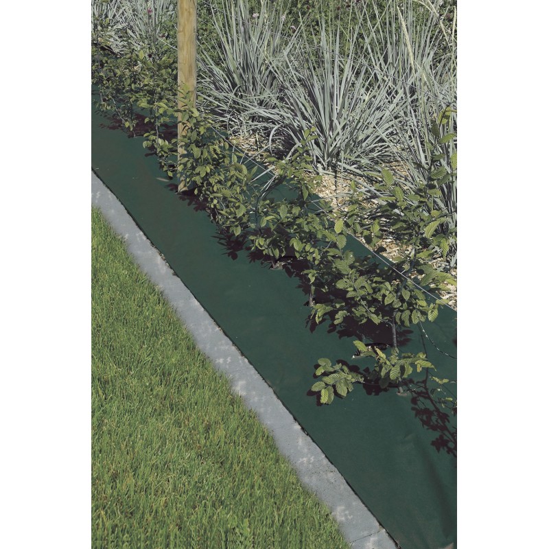 Nappe de paillage GEOTEX 1,6 x 10 m couleur vert et noir 80 gm² Nortene - Boutique en ligne Nortene