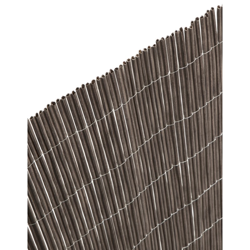Canisse synthétique imitation canisse naturelle 1 x 3 m occultation très élevée Nortene FENCY TWIN