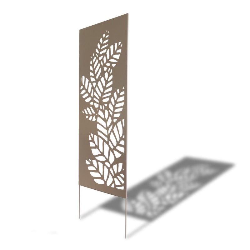 Panneau décoratif NORTENE en métal avec motifs feuilles - Gamm vert
