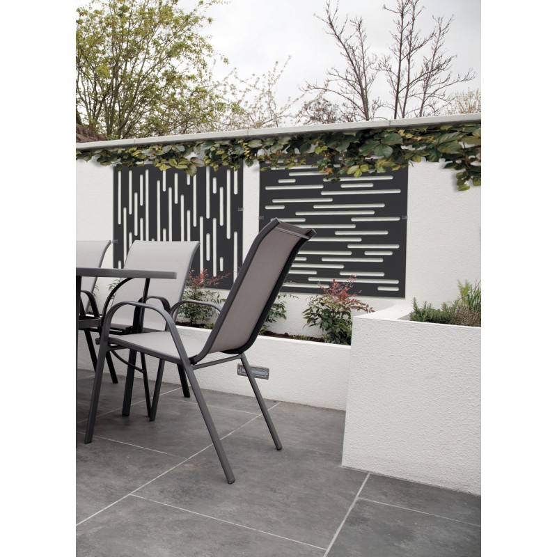 Panneau décoratif anthracite NAUTIC 1 x 1 m Nortene - Boutique en ligne Nortene