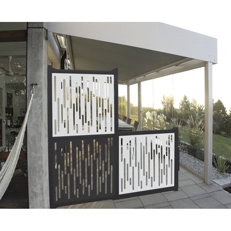 Panneau décoratif anthracite NAUTIC 1 x 1 m Nortene - Boutique en ligne Nortene