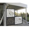 Panneau décoratif anthracite NAUTIC 1 x 1 m Nortene - Boutique en ligne Nortene