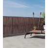 Canisse synthétique FENCY WICK 1,5 x 3 m Marron Nortene