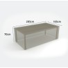 Housse extérieure pour table rectangulaire 205 x 105 x h 70