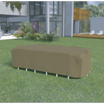 Housse table rectangulaire + 8 housse chaises 3,25 x 2,05 x h0,90