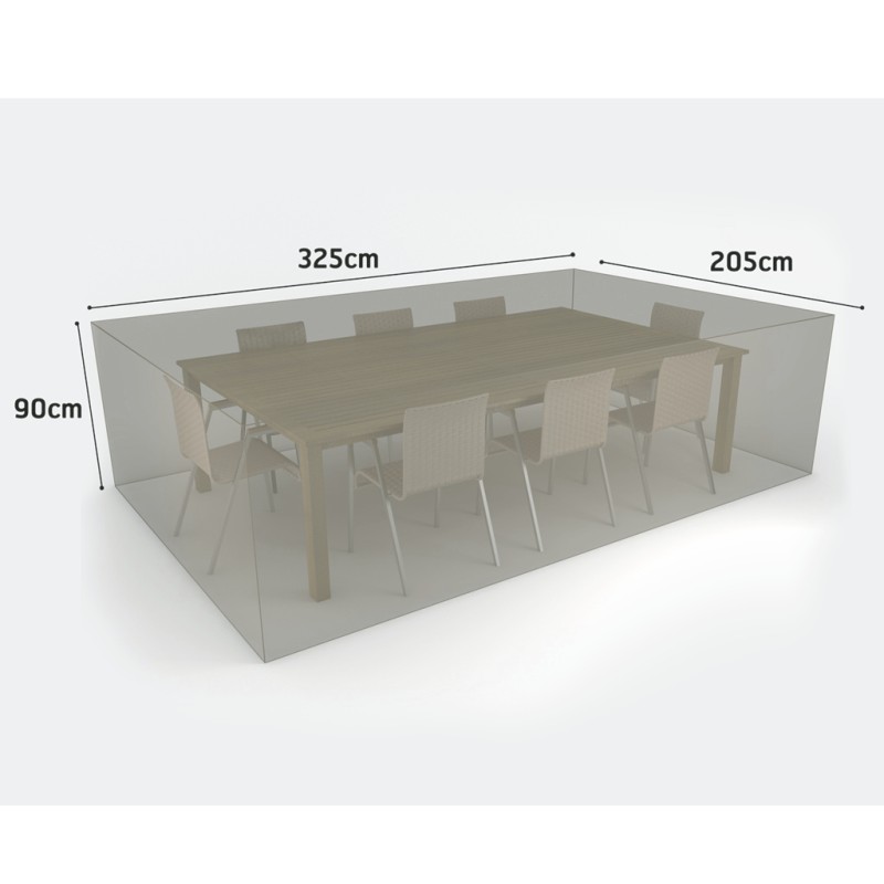 Couvercle De Table Rectangulaire Nortene - Protection Pour Tables D'extérieur Ou D'intérieur, Résistant