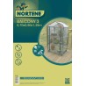 Serre de balcon BALCONY 3 1,25 x 0,5 x  0,7 m Nortene