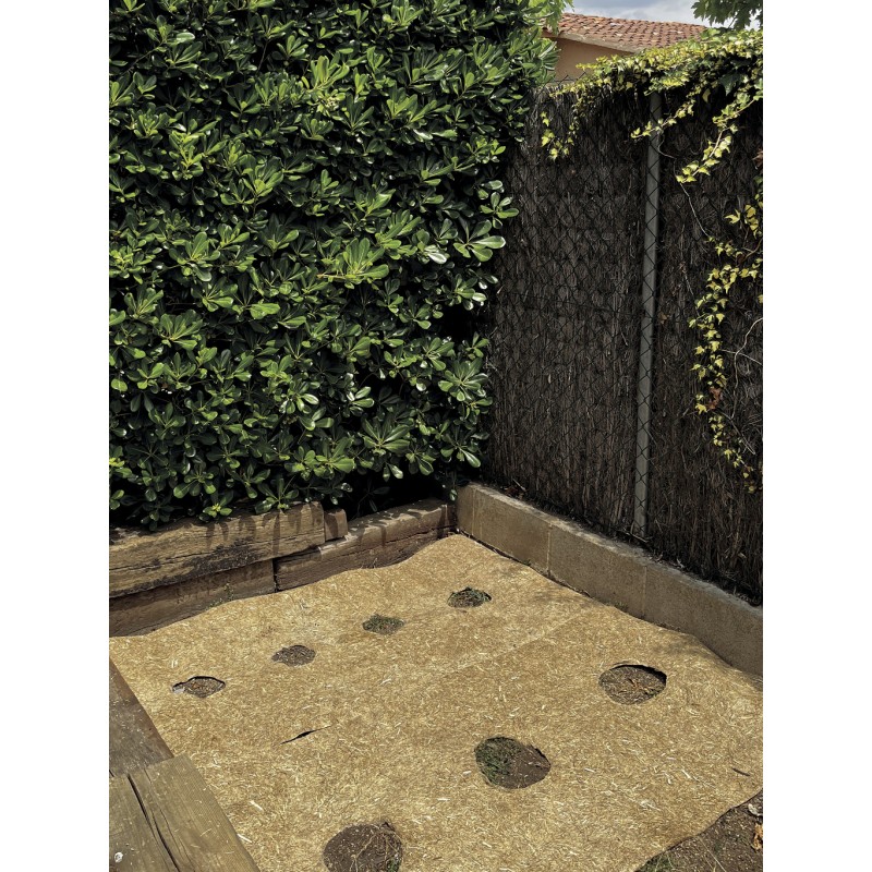 Paillage naturel 100% 0,5 x 3 m FLAXHEMP Nortene