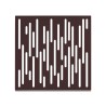 Panneau décoratif marron chocolat NAUTIC 1 x 1 m Nortene - Boutique en ligne Nortene