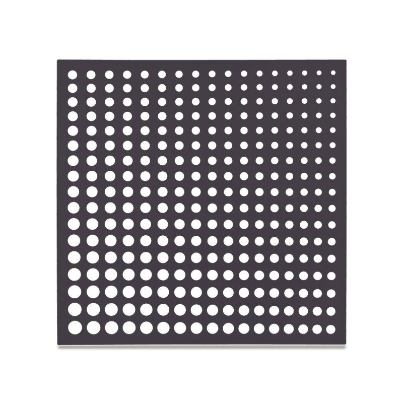 Panneau décoratif anthracite MOON 1 x 1 m Nortene - Boutique en ligne Nortene