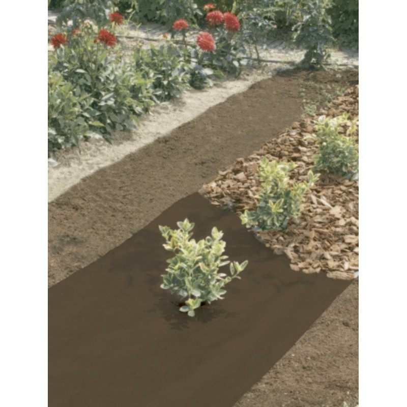 Nappe de paillage GEOTEX 1,6 x 10 m couleur marron 80 gm² Nortene - Boutique en ligne Nortene