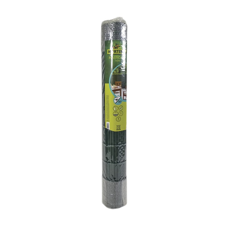 Canisse synthétique PLASTICANE OVAL 1 x 3 m Vert Nortene