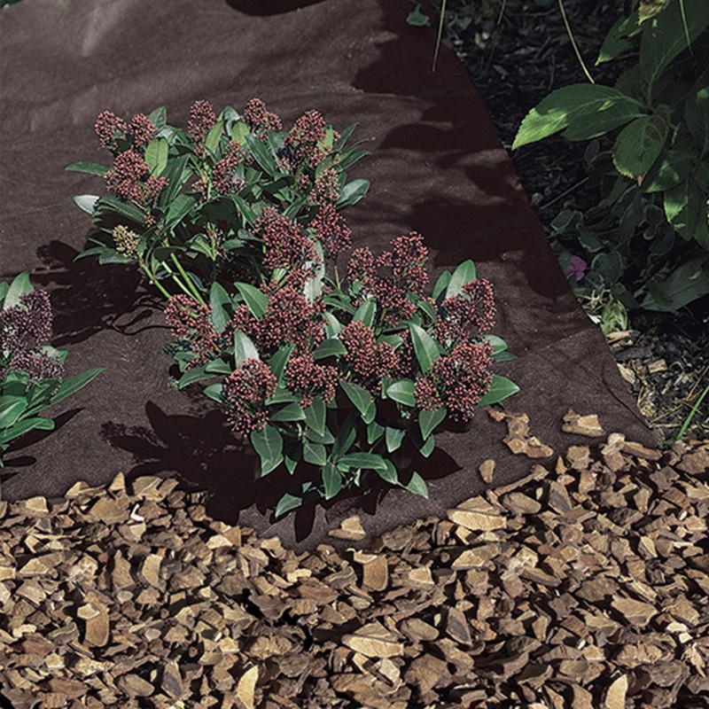 Nappe de paillage GEOTEX 1,6 x 10 m couleur marron 80 gm² Nortene - Boutique en ligne Nortene