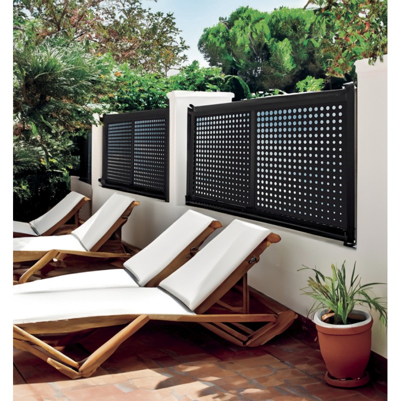 Panneau décoratif anthracite MOON 1 x 1 m Nortene - Boutique en ligne Nortene