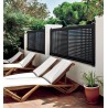 Panneau décoratif anthracite MOON 1 x 1 m Nortene - Boutique en ligne Nortene