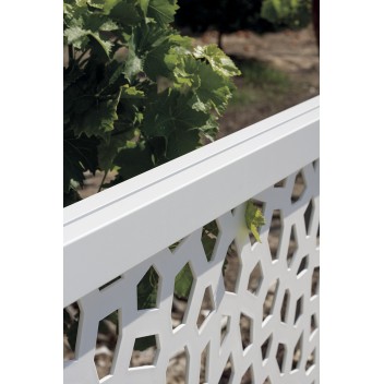 Poteau en aluminium 2,15 x 0,06 m ALUPOST blanc Nortene - Boutique en ligne Nortene