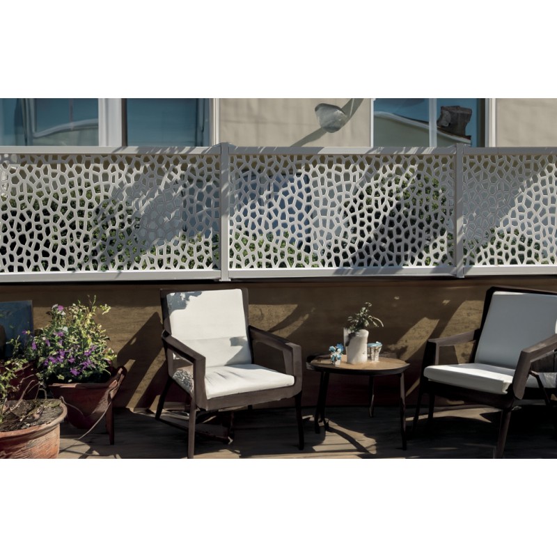 Panneau décoratif Mosaïc 1 x 2 m Blanc Nortene - Boutique en ligne Nortene