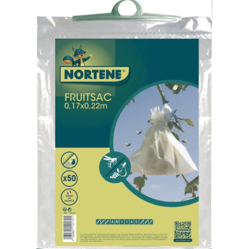 Housses à fruit FRUITSAC 17 x 22 cm Nortene - Boutique en ligne Nortene