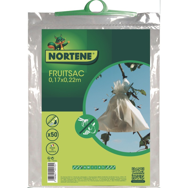Housses à fruit FRUITSAC 17 x 22 cm Nortene - Boutique en ligne Nortene