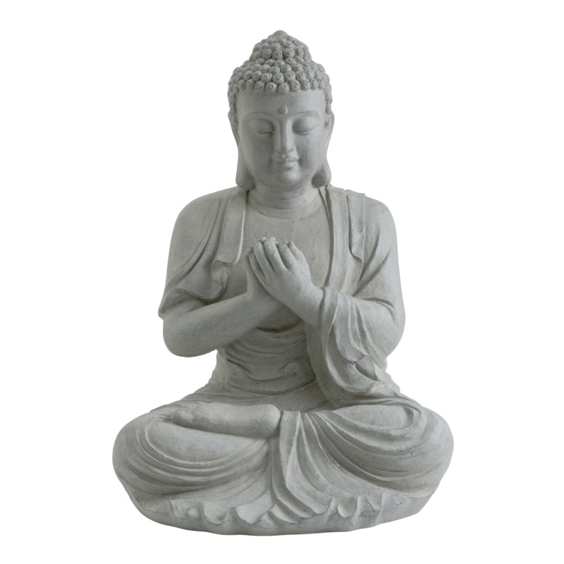 Statue Buddha en Fibre de Verre et Argile - Décoration Extérieure Zen