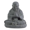 Statue Happy Buddha 53 cm - Fibre de Verre et Argile pour Ambiance Zen