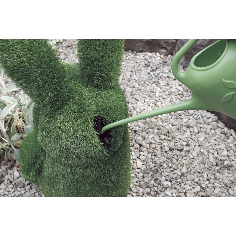 Figurine AQUA PLUSH BUSTER en gazon artificiel avec arrosage intégré - Décoration et arrosage automatique