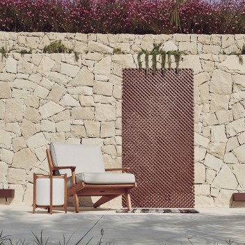 DECORY LOP Trellis NORTENE - Treillis en PVC résistant pour jardin et terrasse
