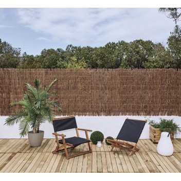 BRUC BASIC - Brise-vue en bruyère naturelle 1x5m - Protection et esthétique pour votre jardin ou terrasse